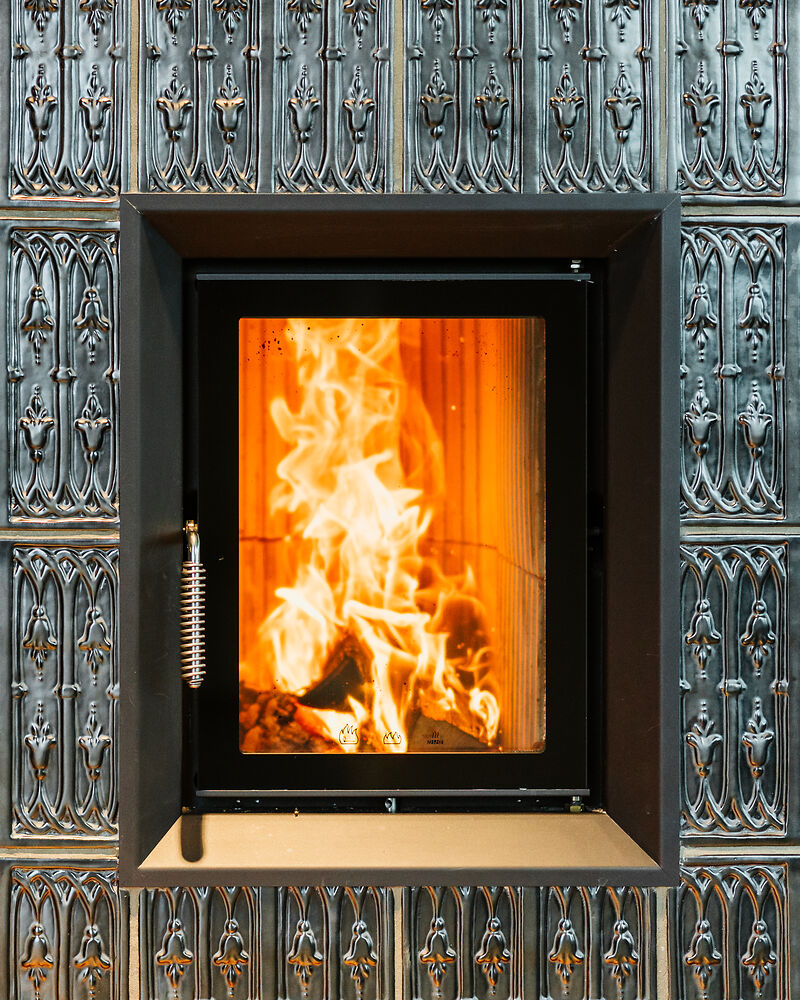 Kachelofen Nahansicht 
