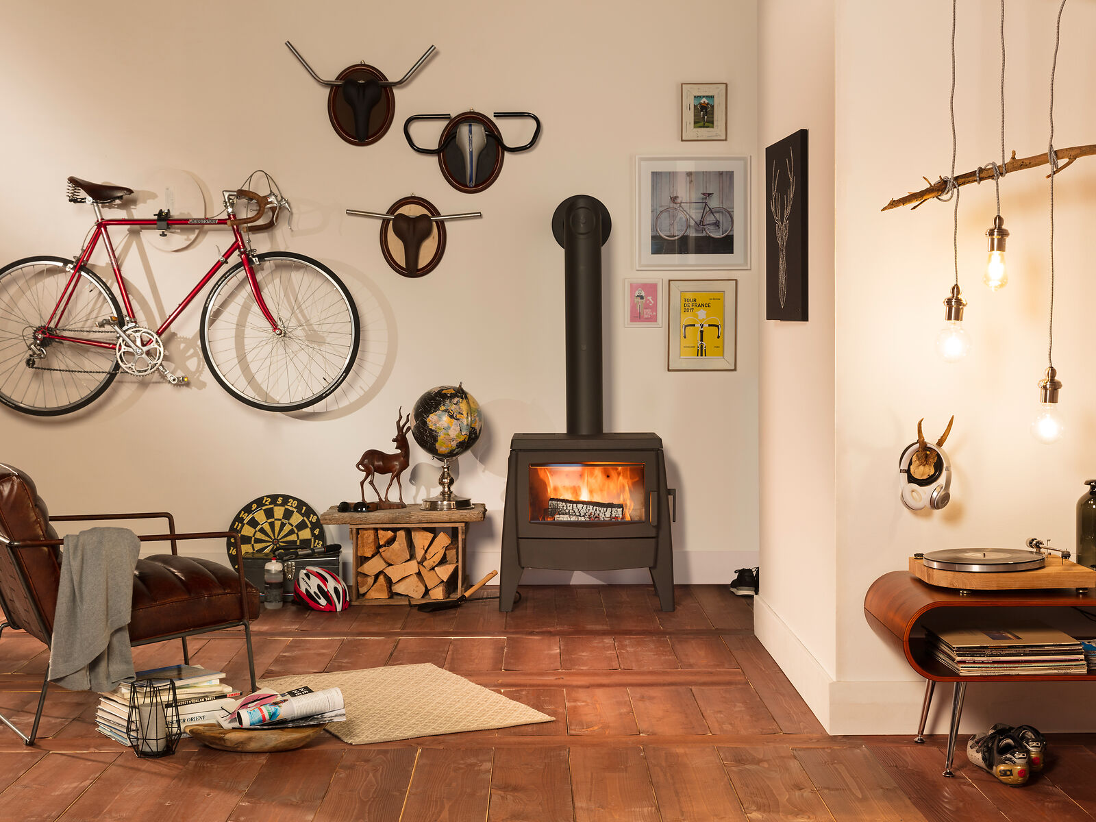 Kaminofen Wohnzimmer