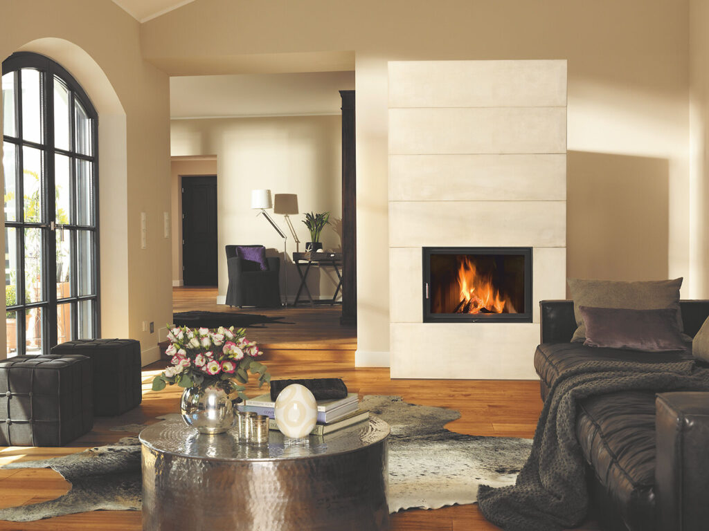 Systemgrundofen BSG im Wohnraum