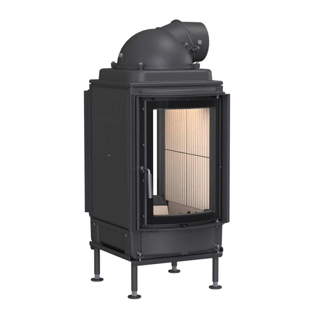 Kachelofen HKD 2.2 Tunnel vor weißer Wand