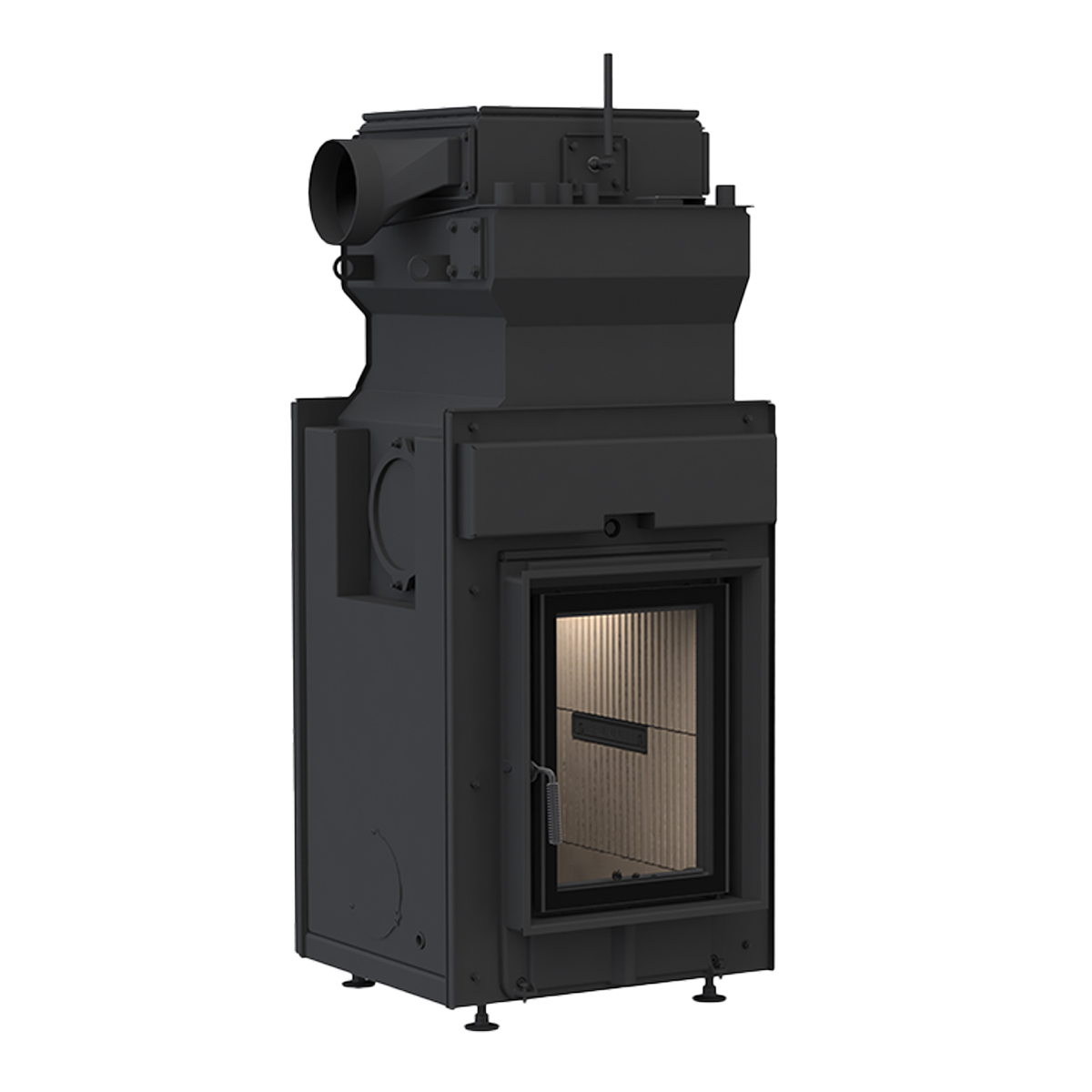 Rendering water-bearing tiled stove HKD 2.2 SK flat