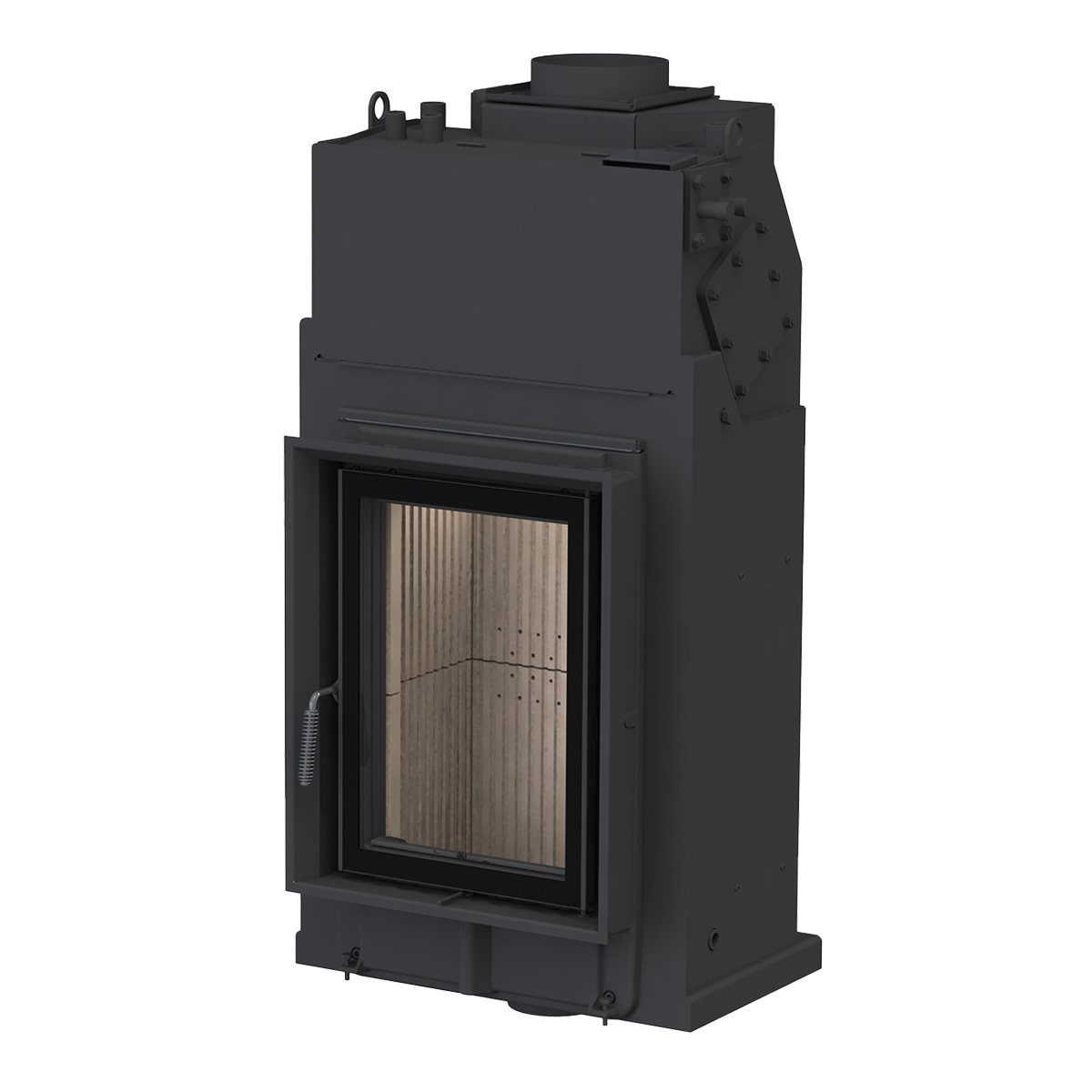 Rendering water-bearing tiled stove HKD 2.2k SK flat