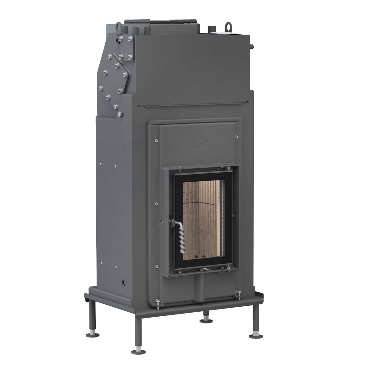 Rendering water-bearing tiled stove HKD 2.6 k SK flat