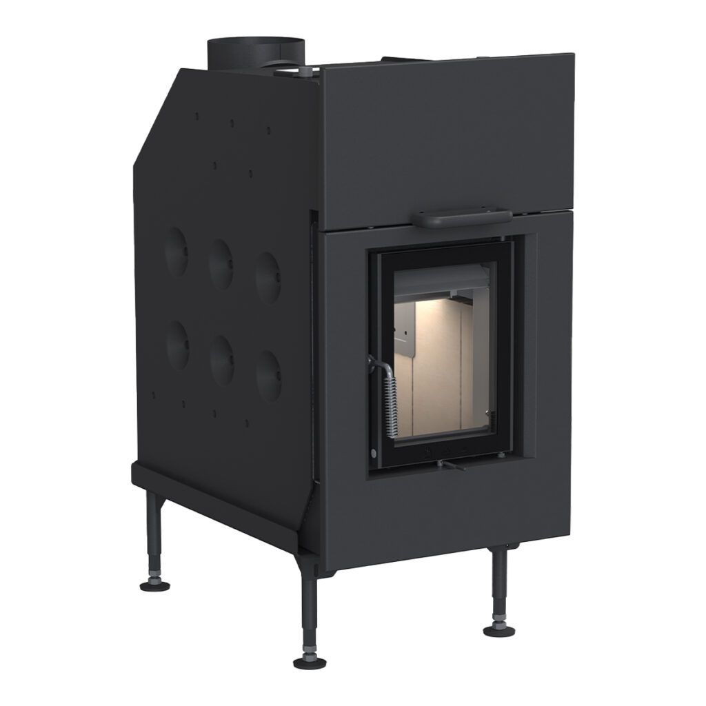 Rendering Water-bearing stove Compact boiler B9 Flat