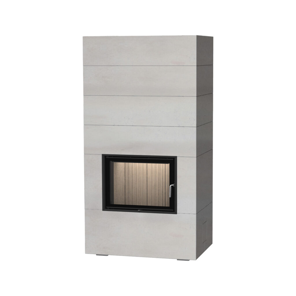 Rendering Systemgrundofen BSG 01 aufgesetzt Flach