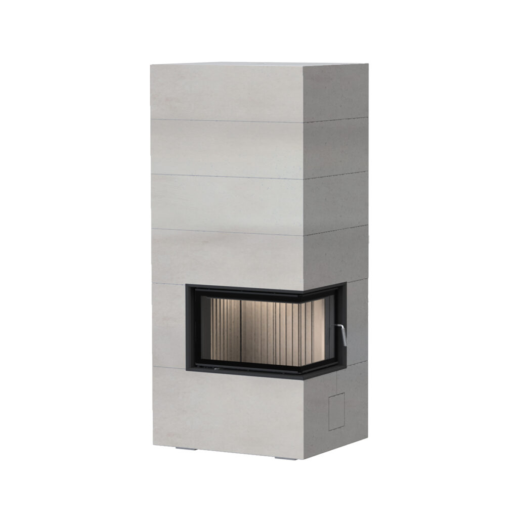 Rendering Systemgrundofen BSG 02 aufgesetzt Eck