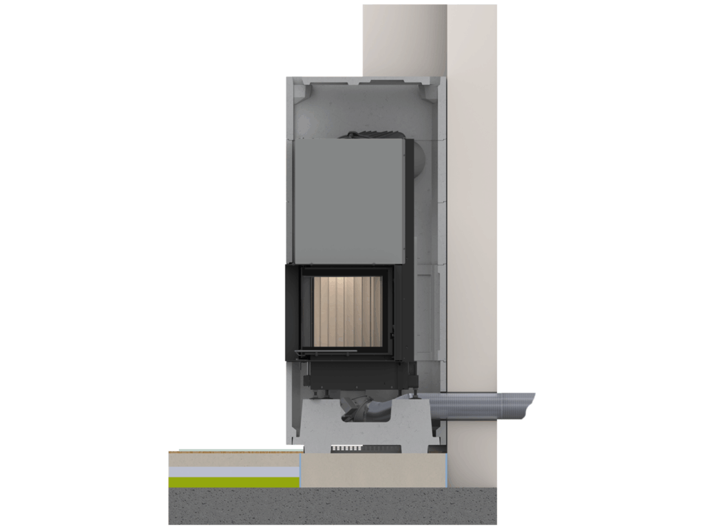 Schnittbild vom Systemkamin BSK 02