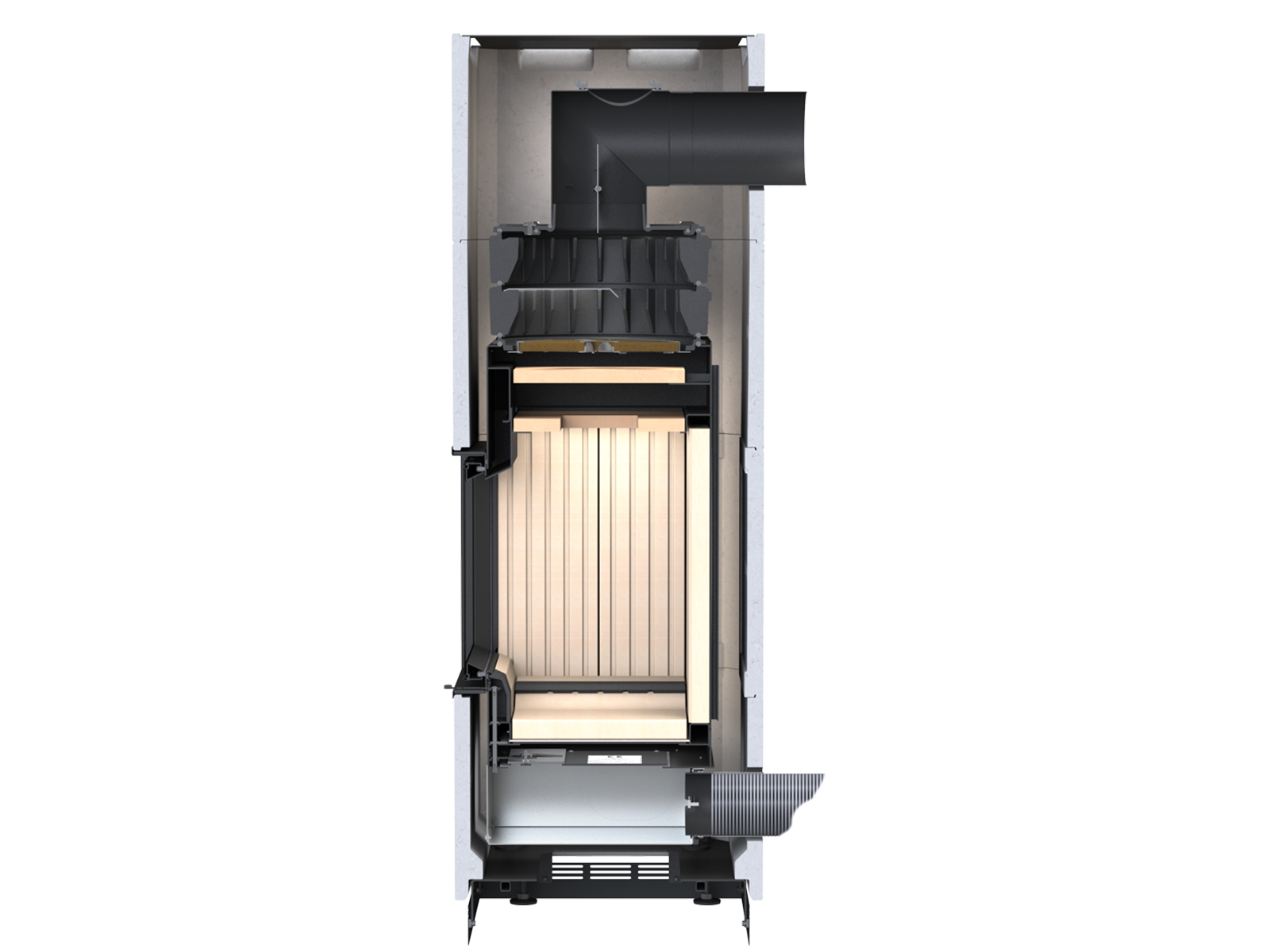 Systemkamin BSK im Querschnitt