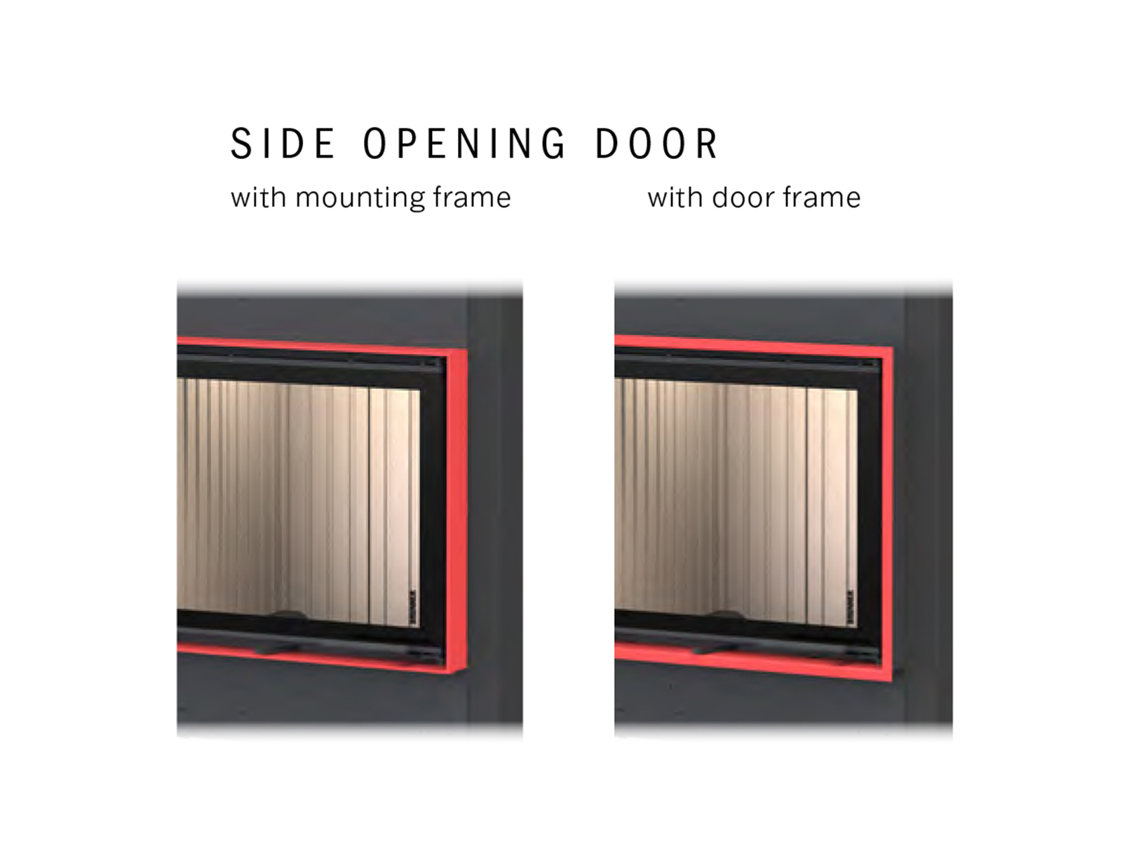 Rahmenvarianten Drehtür