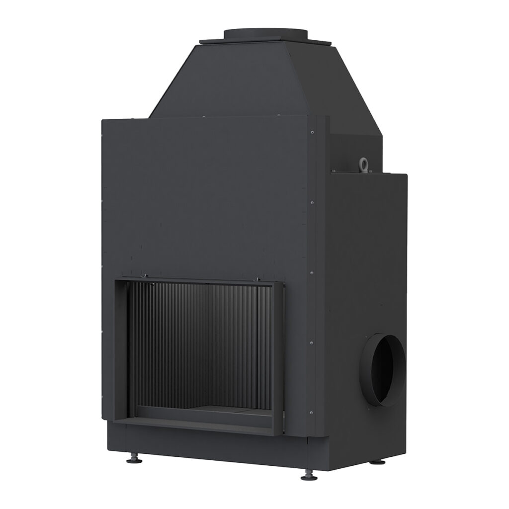 Rendering Heizeinsatz Urfeuer Kamin 50-66 flach