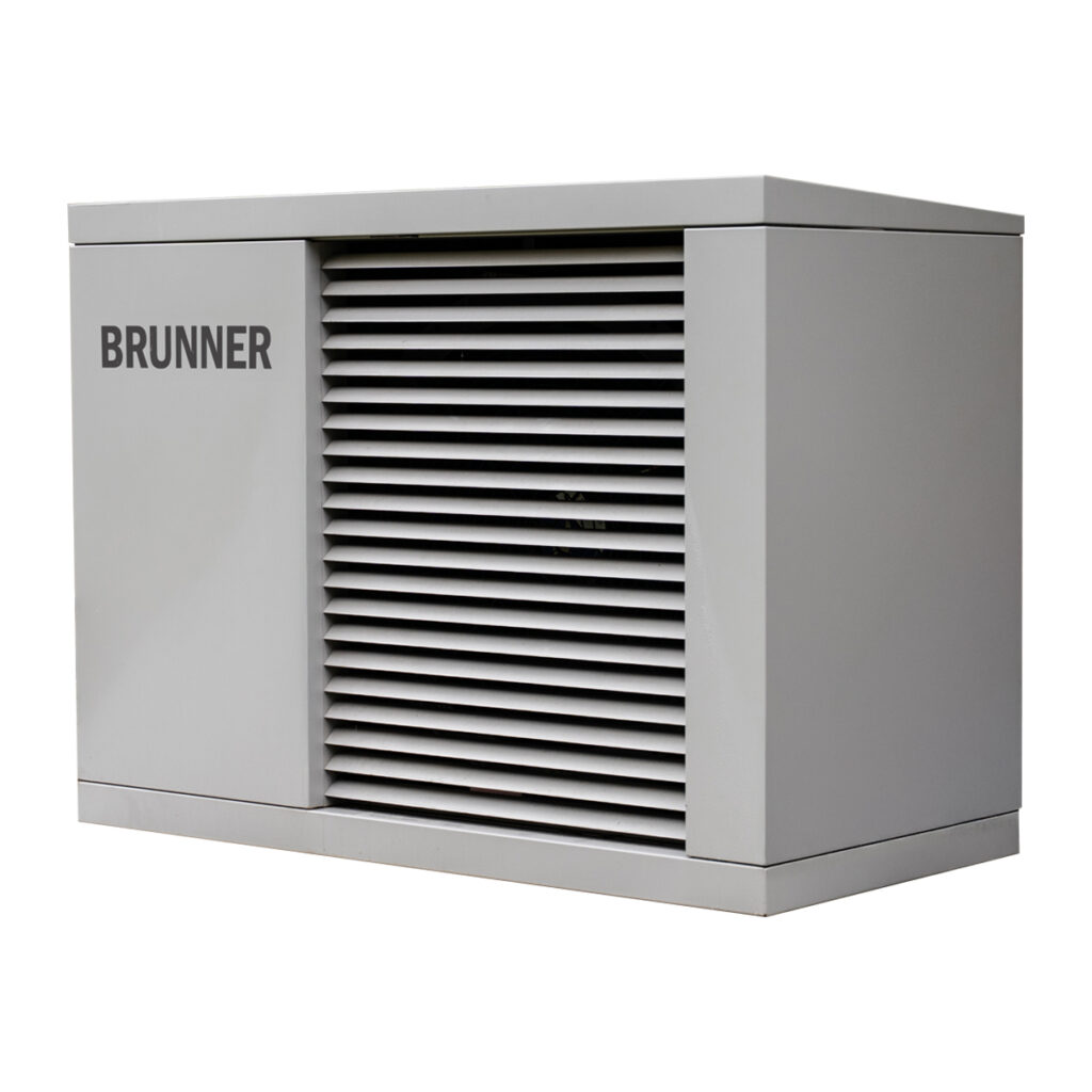 BRUNNER Wärmepumpe BWP 9 green vor weißem Hintergrund
