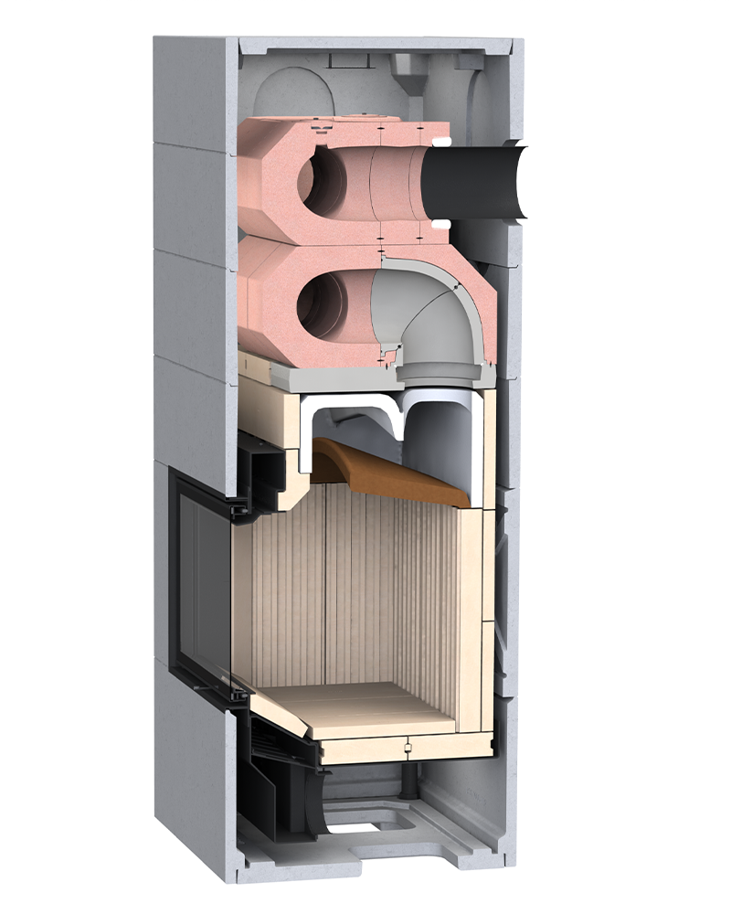 Systemgrundofen Schnittbild Rendering